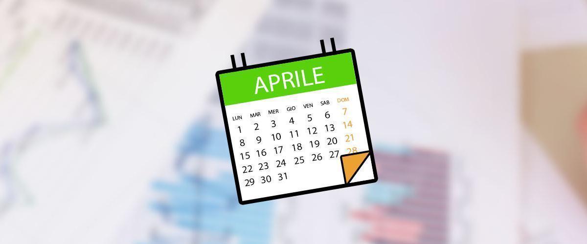 Aprile - scadenze fiscali - fisco - contabilità - consulenza - cogede
